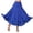 Blue-Skirt, variant on Flowy Maxi Skirts for Women Solid Layered Spanish Traditional Festival Dance Skirt Black L