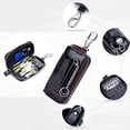 thumbnail image 3 of Men's leather creative key bag, multi-functional car remote control home lock key bag, 3 of 5