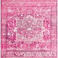 thumbnail image 2 of Rugs.com Medina Collection Rug – 8 Ft Square Plumrose Pink Medium Rug Perfect For Living Rooms, Kitchens, Entryways, 2 of 9