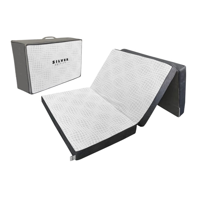 Colchón Plegable DreamBox Individual Para Visitas o Viajes con Maleta