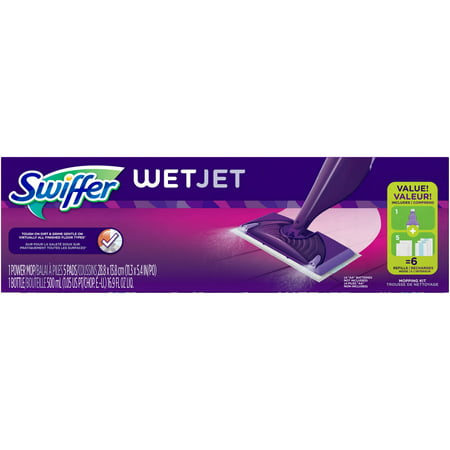 Swiffer WetJet Hardwood Floor Spray Mop Starter Kit, 11 pc ... - Swiffer WetJet Hardwood Floor Spray Mop Starter Kit, 11 pc