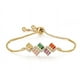 thumbnail image 2 of To My Daughter Ajustable Línea Ondulada Cristal Pulsera Colorida Zircon Pulseras para Mujer Niñas, 2 of 8