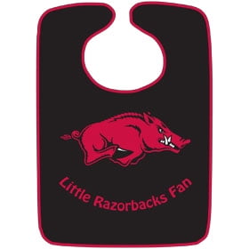 Arkansas Razorbacks Baby Bib Two-toned Snap by McArthur