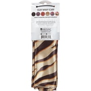 Evolve Silky Wrap Scarf Zebra