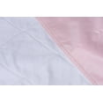 thumbnail image 2 of Linteum Textile (1-Piece, 34x36 in, Pink) Washable Reusable UNDERPADS, Made in The USA, Twill Face Fabric, Waterproof Incontinence Bed Pads, 2 of 7