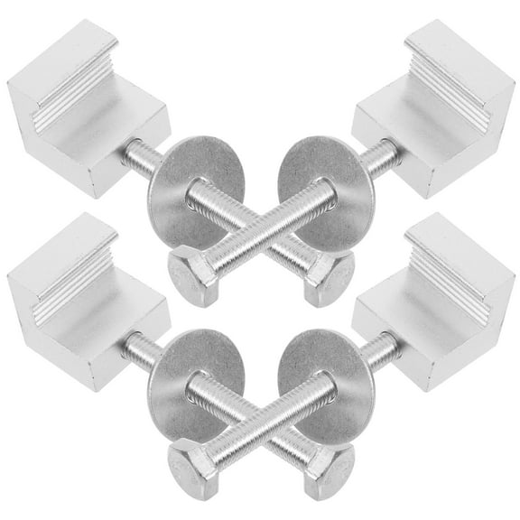 FELTECHELECTR  4 Pcs Garage Utility Storage Hooks Tool Box Tie down Clamp