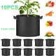thumbnail image 1 of Fieltro para Plantar Cubo para Plantar Verduras Fresas Y Patatas Cubo Portátil para Plantas Jardinería Vivero Verduras 5 Galones 10 Bolsas (paquete 10), 1 of 9