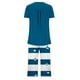 thumbnail image 4 of Sexy Pijama Conjunto para las Mujeres, Cuello Redondo Blusa de Manga Corta Y Pantalones, Traje de Moda Casual, 4 of 9