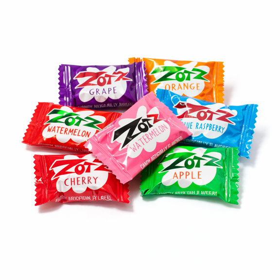 Zotz Fizz Filled Hard Candy - Assorted Flavors - 5 lb