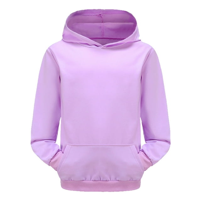 GDREDA Chandails à Capuche Classiques Unis pour Jeunes, Doux, Chandails à Capuche à Enfiler pour Enfants (Rouge, 2-3 Ans)