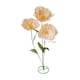 thumbnail image 3 of Flor de papel artificial gigante realista con base de pie elegante para boda Champán, 3 of 9