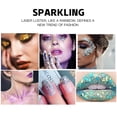thumbnail image 3 of Sombra de ojos con lentejuelas de diamante, 6 colores, brillo duradero, lentejuelas de sirena, brillo de uñas, resaltador de Gel, maquillaje, cosméticos para fiesta, 3 of 5