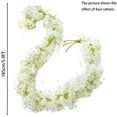 thumbnail image 3 of LIORAGLJ 70.86 in Artificial Cherries Blossoms Rattan for Indoor Decoration, Christmas Tree, Thanksgiving, Home Party, Fireplace Accent (White), 3 of 9