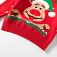thumbnail image 4 of Toddler Baby Girl Boy Christmas Sweater Elk Reindeer Printed Long Sleeve Warm Knit Pullover Sweatshirt Xmas Clothes, 4 of 10