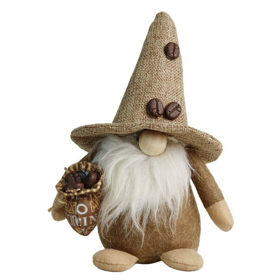 Acahhotxx Coffee Chefs Costume Statue Standing Lovely Faceles Scandinavians Tomtes Nisse Swedish Shop Home Decors