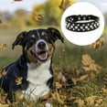 thumbnail image 3 of Rhinestone PU Leather Crystal Diamond Pet Dog Cat Puppy Collar Black, 3 of 5