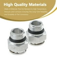 thumbnail image 3 of Furulu Quick-Connect Transmission Cooler Line Fittings 2-pack For Dodge Chrysler Jeep, 3 of 5