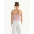 thumbnail image 4 of V Neck Cropped Tank Top with a Lace Detail, 4 of 5