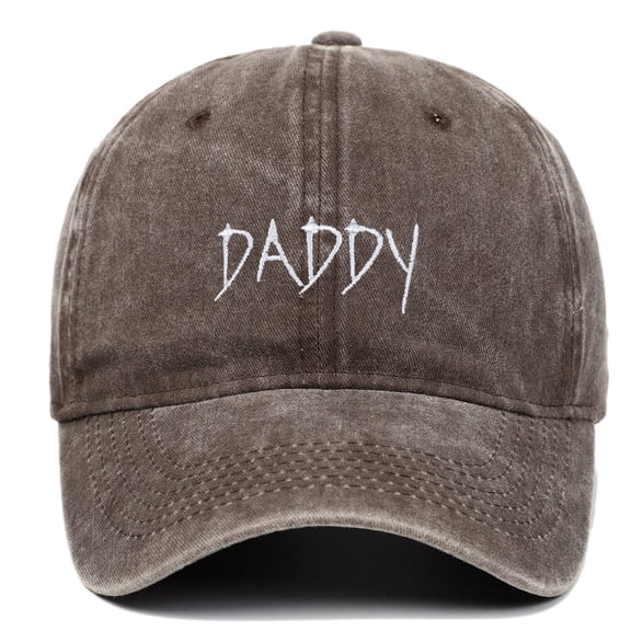HNMKIU Adjustable Dad Baseball Cap Embroidered Sun Design Soft Washable Hat For Men And Women Coffee,One Size