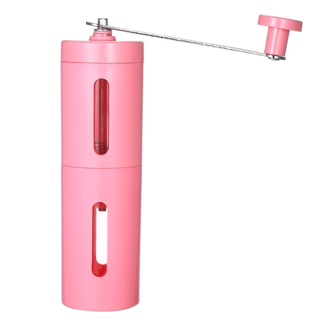 Manual coffee grinder with adjustable settings, portable conical ceramic burr grinder, kitchen tool