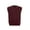 Burgundy, variant on Mens Oversized Sweater Vest: Big Tall V Neck Plus Size Knit Sleeveless Casual Pullover Gray 3XL