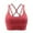 Wine, variant on Womens Bras Women Plus Size Solid Color Back Sports Bra Fitness Clothes Running Drying Yoga Underwear Sports Bras for Women Summer Plus Size Bras for Women