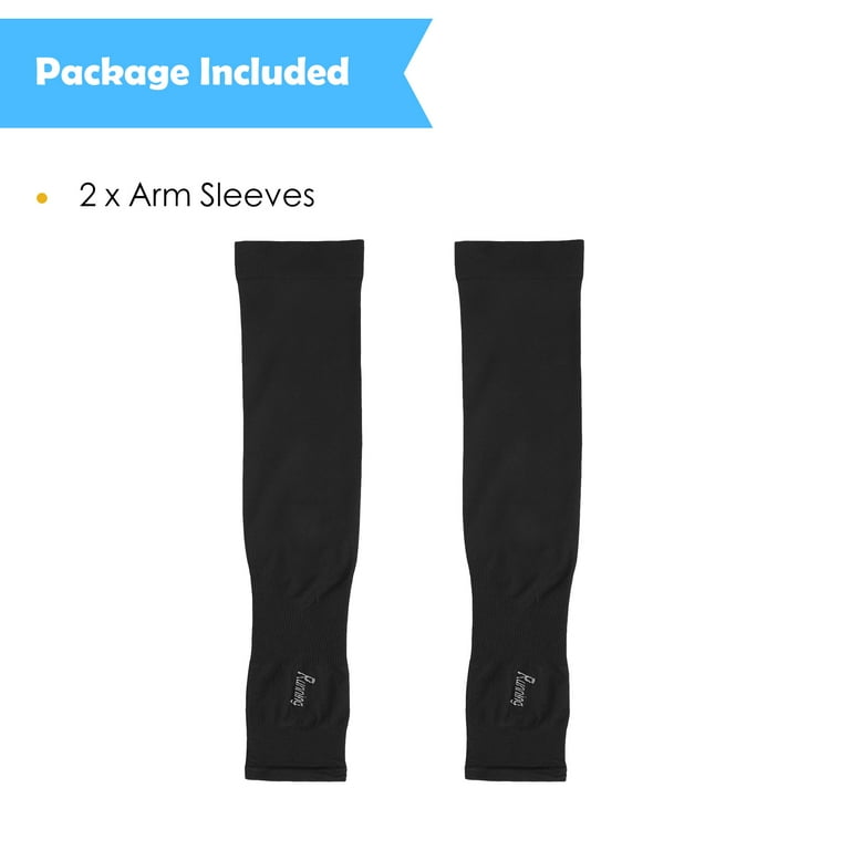 1Pair Cooling Arm Sleeves Cover UV Sunscreen Outdoor SPORTS Mens Women ❥