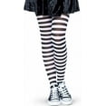thumbnail image 2 of YooGuoGuo Women's Nylon Striped Tights, 2 of 9