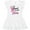 AA-White, variant on Inktastic My Aunt is My Hero Breast Cancer Awareness Girls Baby Dress