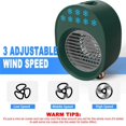 thumbnail image 4 of Portable Mini Air Conditioner With Rgb Lights Desk Fan Low Noise Usb Power Supply Cooler Humidifier Purifier pink, 4 of 5