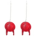thumbnail image 6 of Raindrops Toilet Flapper with Chain for Home Bathroom Use Rubber Red Durable Corrosion Resistant 2pcs, 6 of 8