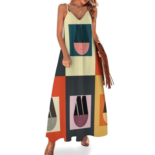 Vestido sin mangas Motown Vestido de noche para mujer Vestido de verano para mujer 2024 Vestidos de novia de verano para fiestas