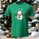 thumbnail image 3 of Playera Con Estampado De Muñeco De Nieve Navidad Ropa Para Hombre Color Verde Talla Mediana Marca Emil SaEs, 3 of 4
