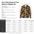 thumbnail image 6 of Goofa Halloween Skull Printed Women's UPF 50+ Sun Protection Hoodie Jacket Lightweight Long Sleeve Sun Shirt for Women with Pocket Hiking Outdoor-Large, 6 of 9