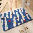 thumbnail image 1 of 35.43x23.62 Inch Cute Motifs Non Slip Area Rug for Living Room Bedroom and Bathroom, Imitation Sheep Velvet Carpet, Machine Washable and Dirt Absorbent, 1 of 8
