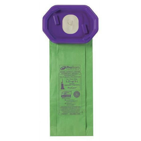 1pack Compatible with ProTeam 107377 Intercept Micro Filter Bag, Fits ProGen (10 pk.)