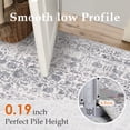 thumbnail image 7 of BERTHMEER 6'x9' Oriental Area Rugs Washable Vintage Rugs for Living Room Farmhouse Dining Room Office Throw Rugs Non-slip, Navy Blue, 7 of 7