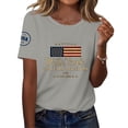 thumbnail image 4 of MEICHEN 4th Of July Shirts For Women Summer USA Star Stripes Graphic Tees Memorial Day Outfit 250th Anniversary USA Shirt, 4 of 6