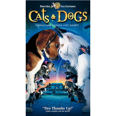 Cats & Dogs (VHS, 2001, Slip Sleeve) No Sleeve