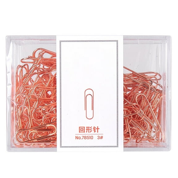 160pcs Mini Metal Paper Clips Bookmarks Photo Letter Binder Clip Stationery Tool