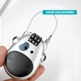 thumbnail image 3 of Candado Codificado Telescópico Yuarrent Cable de Acero Antirrobo Ajustable Plata, 3 of 6