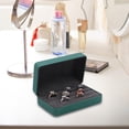 thumbnail image 1 of BELOVING Jewelry Box Organizer Box Showcase Travel Box Stylish Portable Jewelry Green, 1 of 10
