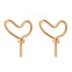 thumbnail image 2 of HomeKingdee Geometric Creative Earrings - Irregular Shaped Alloy Metal Gold Color​ Earrings for Women Wedding Party Daily Jewelry, 2 of 5