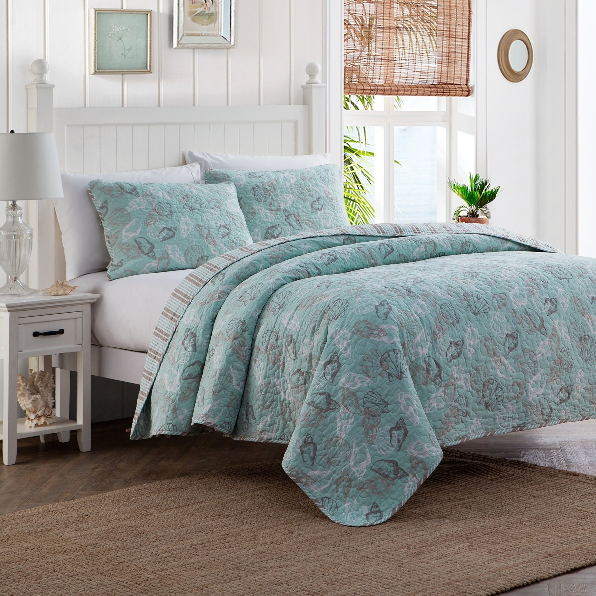 Seashell 3pc Quilt Set