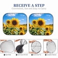 thumbnail image 6 of Salouo Sky Golden Sunflower Field B Pattern Car Windshield Sun Shade Foldable | Front Windshield Shade for Sun, Heat and UV Rays | Interior Sun Protection-Small, 6 of 6