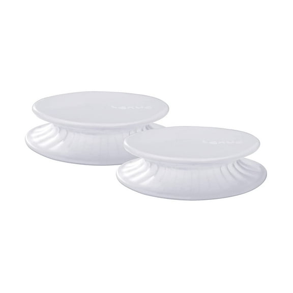 LƩkuƩ Stretch Top Conserving Lid, Platinum Silicone, White, 8.5 cm, Clear, 3.3" (3401200B04U017)