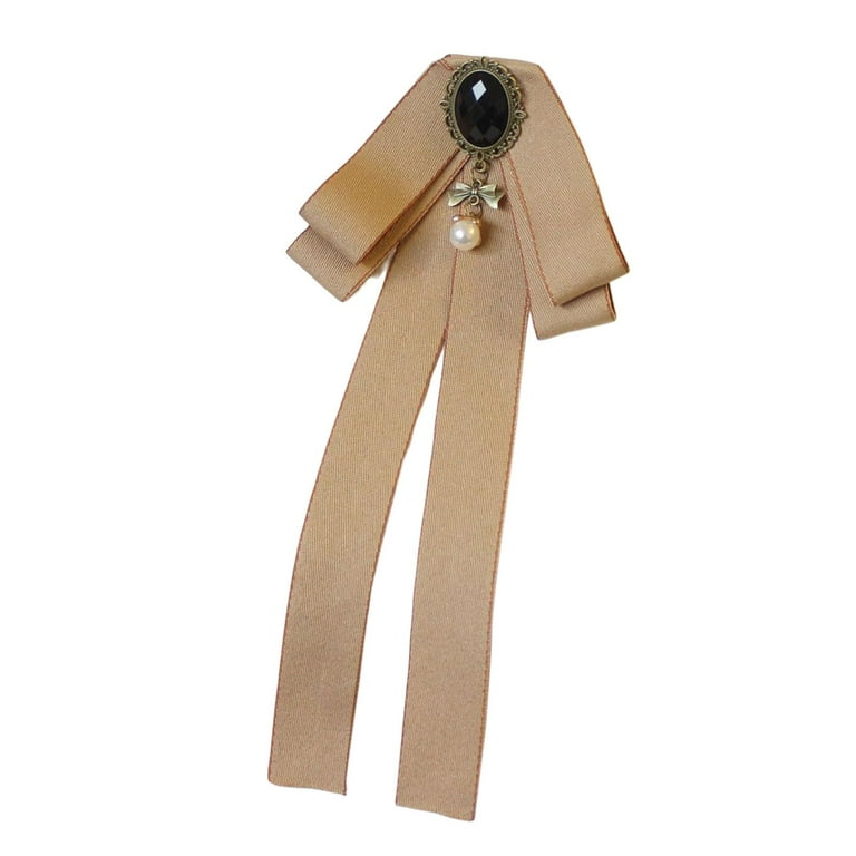 British Style Elegant Solid With Bow Ribbon Collar Tops British Style Elegant Solid With Bow Ribbon Collar Tops