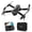 Black, variant on Contixo F16 Stunt Drone, 360° Flips, 1080P Camera, Brushless Motor, 16-Min Flight, Optical Flow, Case - Graphite