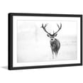 thumbnail image 2 of Elk Stare Framed Painting Print, 2 of 4