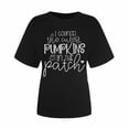 thumbnail image 4 of Camiseta de manga corta con estampado de acción de gracias para mujer Fridja zx2531, 4 of 6